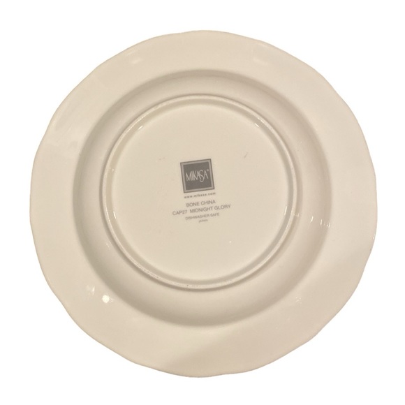 Very Rare Mikasa Midnight Glory Bone China Fine Dining Set of 4 Bowls - Picture 5 of 6